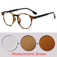 Круглые леопардовые очки 0-0,5-0,75-1,0 до-6,0