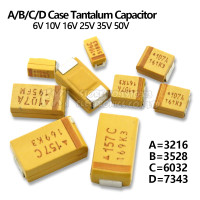 Конденсатор танталовый, 6.3-50V, 10 шт, модели в ассортименте