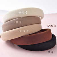 秋冬高颅顶海绵发箍网红2022年新款洗脸防滑发卡女感压发头箍