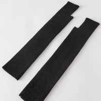 Зимние женские шерстяные Длинные Варежки 40 см, 50 см, 60 см, тонкие вязаные перчатки без пальцев Y2k, теплые перчатки, полупальцевые теплые перчатки