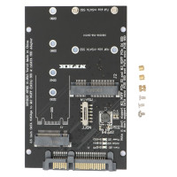 Адаптер M.2 NGFF MSATA SSD на 2,5 дюйма SATA 3,0, карта преобразователя 2 в 1 для ПК, ноутбука, Adattatori SSD