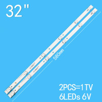Светодиодные ленты 2PCS TV Светодиодная лента-подсветка для PRESTIGIO PTV32SN02Z ptv32dn01z _ bk_cis