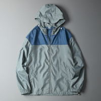 外貿尾單剪標出口原單夏季男士輕薄透氣連帽防曬夾克外套皮膚衣潮