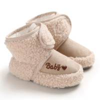Теплые детские ботинки для кроватки, мягкие удобные нескользящие тапочки для новорожденных девочек и мальчиков, обувь для новорожденных