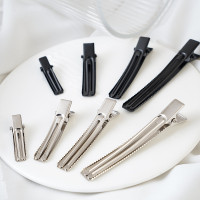 DIY饰品配件手工头饰配件双叉夹鸭嘴夹鱼嘴夹方夹儿童配饰混批