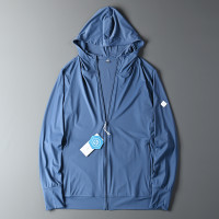 外貿男裝UPF50+嬌下同款冰感面料男女夏季薄款透氣防曬服皮膚衣潮