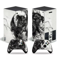 Набор наклеек на игровую консоль Xbox Series X защитная плёнка Venom