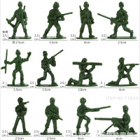 厂家直销兵人玩具塑料模型100只军事小兵人特种部队儿童玩具混批