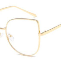 Очки для чтения Женские «кошачий глаз», винтажные очки в металлической оправе, оверсайз с защитой от сисветильник, от + 0 до + 6,0, компьютерные аксессуары