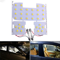 Светодиодное освесветильник для салона автомобиля, 12 В постоянного тока, купольсветильник панель для Kia RIO K2 2006-2017 Hyundai Solaris