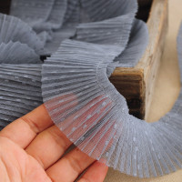 Кружевная ткань в горошек, Кружевная аппликация, воротник шириной 5 см, кружевная лента для платья, ремесла, шитье, гипюровые кружева KQ29