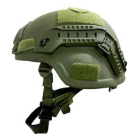 Тактический шлем NIJ Class IIIA Черный Быстрый Пуленепробиваемый Шлем высокого качества UHMW-Aramid Core-пуленепробиваемый шлем