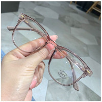 Очки Elbru для близорукости 0-1-1,5-2,5-3-3,5-4-5-6, модные круглые очки с защитой от голубого спектра, очки для близорукости для женщин и мужчин