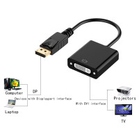 Переходник с порта дисплея DP на гнездо DVI HD 1080P