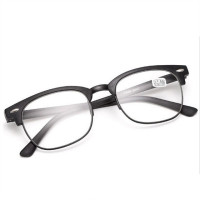 Очки для чтения при пресбиопии с полуободковой оправой для мужчин и женщин, ультралегкие очки для защиты от усталости, TR90, зеркальные очки от + 1,0 до + 4,0