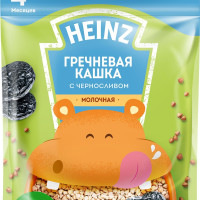 Каша гречневая детская Heinz с 4 месяцев, с черносливом, молочная, сухая, 200 г