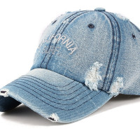 Кепка-Снэпбэк для женщин и мужчин, модная простая бейсболка с потертостями и вышивкой с дырками для отдыха на открытом воздухе, Ковбойская шапка