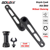 GOLDIX Ultralight Road Bike Crankset Double Chainring 50-34T/52-36T/53-39T 165/170/175mm Length All CNC Cutting Bicycle Crank