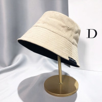 Панама мягкая однотонная для мужчин и женщин, хлопковая шляпа двухсторонняя, для отдыха на открытом воздухе, рыбака, летняя