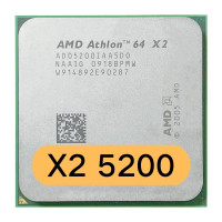 AMD Athlon X2-5200 + X2 5200 + 2,7 ГГц двухъядерный процессор ADO5200IAA5DO ADO5200IAA5DU ADO5200IAA5DD процессор Разъем AM2 940pin