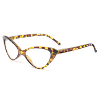 Очки для чтения женские и мужские с прозрачными линзами, небольшие аксессуары в оправе кошачий глаз, для пресбиопии, с линзами от + 10 до + 40