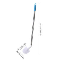 Щетка для чистки бутылок с длинной бутылкой, щетинка из нейлоновой щетины, ручка из нержавеющей стали, Сгибаемая щетка, щетка для чистки бутылок с водой в галлонах