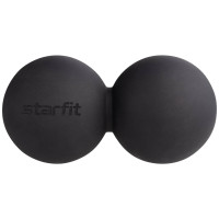 Мяч для МФР Starfit RB-102, 6 см, силикагель, двойной, черный