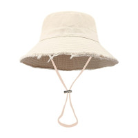 Летняя Рыбацкая шляпа для женщин, уличная Панама, грубая шапка с широкими полями для селфи, Прямая поставка