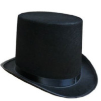 Шляпа мага, шляпа для Хэллоуина, плоская черная шляпа, для джазовых выступлений, для мужчин и женщин