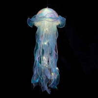 Цветная лампа в виде медузы, фонарь в виде русалки, юбка, фонарик в виде медузы, счастливое украшение для девушек под морем