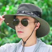 Мужская Складная Панама, регулируемая шляпа от солнца с защитой от УФ-лучей