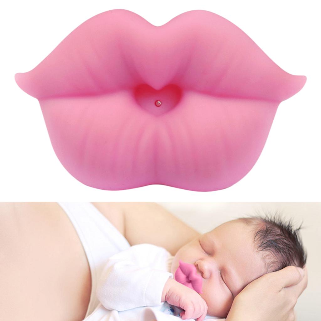 Funny Pacifiers  Lip Shaped Children Infant Single-part Pacifiers