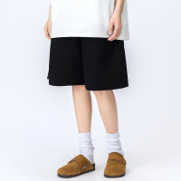 MANNSTU 夏季日系街頭潮流寬鬆直筒休閒短褲女 中性薄款五分褲男