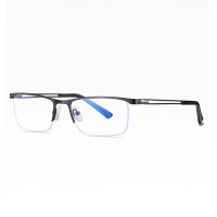 Очки для чтения RBENN мужские ульсветильник, с полуободковой оправой, с Anti Blue светильник Metal, для пресбиопии, с диоптриями + 1,75 2,25 2,75