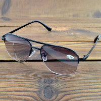 Большие градиентные серые линзы с защитой от солнечного света для использования в помещении и на улице смотрят ближе к н дальние прогрессивные солнцезащитные очки для чтения с мультифокусом от + 0,75 до + 4