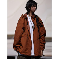 Nobodyknows山系戶外皮膚衣UPF50+連帽防曬服輕薄日系男女機能夏