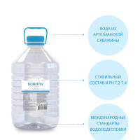 Вода Бовиль Премиум, питьевая, негазированная, 5 л х 2 шт
