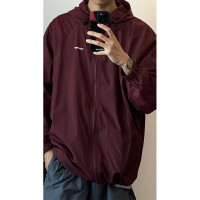 LH store 防曬衣男夏季新款日系連帽衝鋒衣夾克輕薄休閒潮牌外套