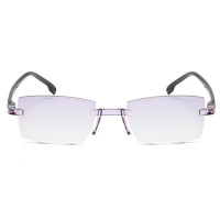 Очки для чтения без оправы, с защитой от синего света, с диоптриями от + 1,0 до + 4,0