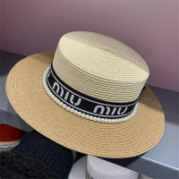 Шляпа женская Соломенная с широкими полями и защитой от УФ-лучей
