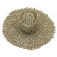 Шляпа от солнца с широкими полями женская, модная Панама с прорезями, Соломенная пляжная шапка с широкими полями, лето