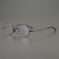 Небольшие прогрессивные многофокальные очки для чтения мужские и женские очки из чистого титана с круглой оправой оптические очки для мужчин и женщин