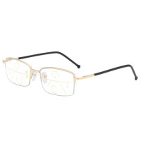 Мужские многофокальные очки для чтения, прогрессивные бифокальные пресбиопические очки ближнего и дальнего действия с защитой от синего света, увеличительные женские черные мужские черные очки, дешевые