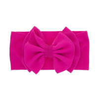 Удобная мягкая эластичная повязка на голову для малышей, двухслойная повязка для волос ручной работы с бантом для младенцев, модный головной убор с бантом, реквизит для фотосъемки