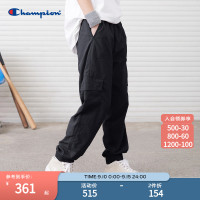 Champion冠軍褲子女秋季寬鬆休閒褲工裝褲長褲復古美式直筒褲子