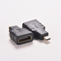 Переходник с Micro HDMI штекер на HDMI гнездо позолоченный адаптер для PS3 HDTV HDMI удлинитель кабеля