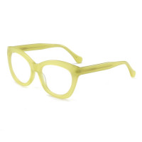 Женские винтажные оптические очки ZENOTTIC, очки «кошачий глаз» в толстой оправе из ацетата, модные очки-бабочки, 300001