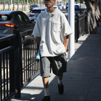 Gnomes lab 22SS 360g高密網紋抗皺polo短袖 city boy日系