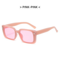 Солнцезащитные очки Квадратные для мужчин и женщин, модные брендовые дизайнерские Роскошные солнечные очки в винтажном стиле, с защитой UV400, в стиле ретро