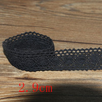 1 размер тонких черных хлопковых кружев, Швейные аксессуары для дома, материалы для рукоделия, свадебные украшения